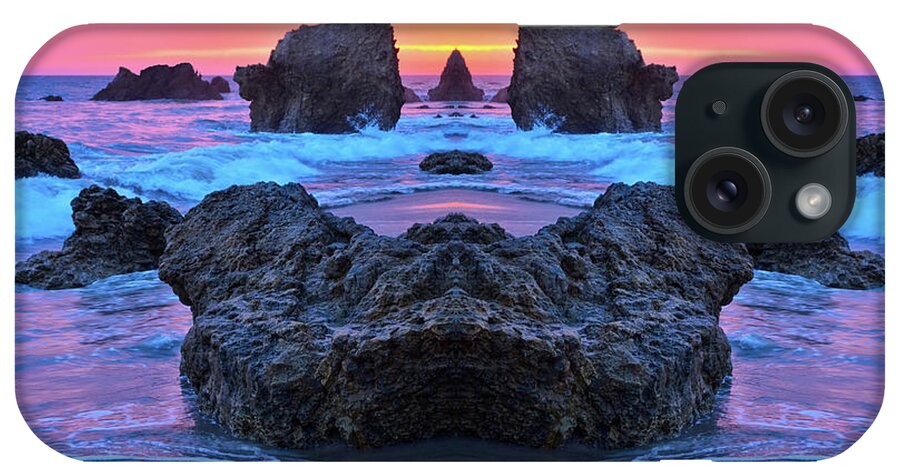 California iPhone Case featuring the photograph Malibu Beach Mirror by Kyle Hanson