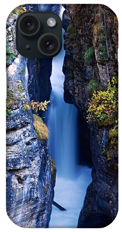 Maligne Canyon iPhone Case featuring the photograph Maligne Canyon by Larry Ricker
