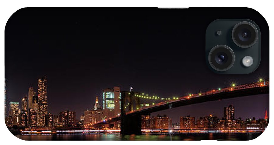 New York City iPhone Case featuring the photograph Manhattanscape by Raf Winterpacht