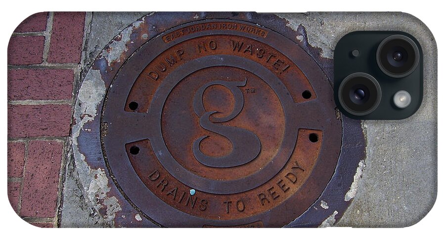 Manhole iPhone Case featuring the photograph Manhole II by Flavia Westerwelle