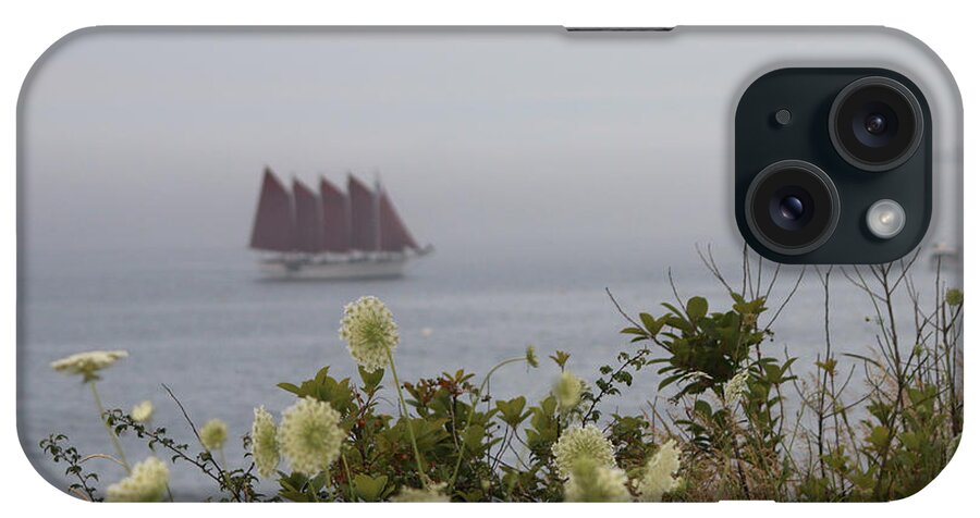 Margaret Todd iPhone Case featuring the photograph Margaret Todd Sailing On A Foggy Evening by Living Color Photography Lorraine Lynch