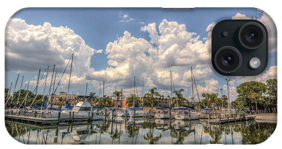 Florida iPhone Case featuring the photograph Marina reflections by Jane Luxton