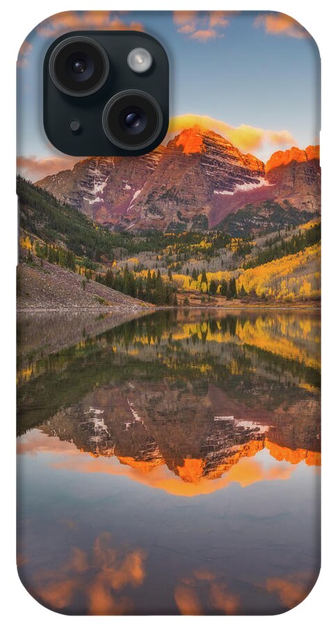 Fall Colors iPhone Case featuring the photograph Maroon Bells Magic by Darren White