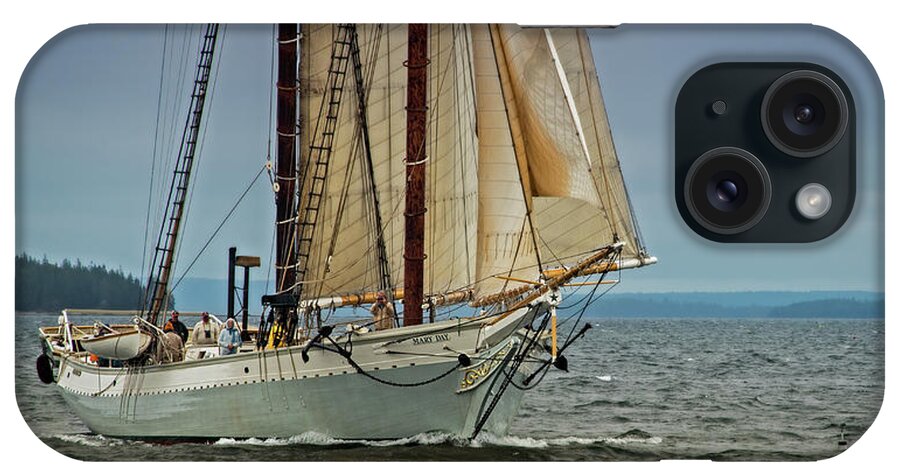 Schooner iPhone Case featuring the photograph Mary Day 2 by Fred LeBlanc