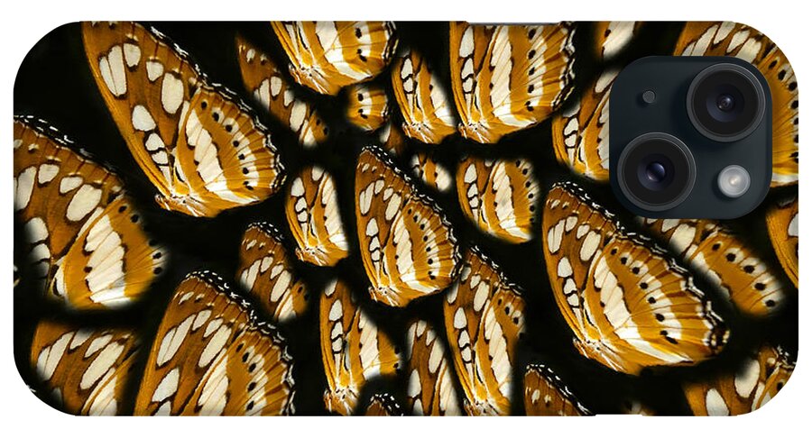 Butterfly iPhone Case featuring the painting Meeting of the Butterfly by David Lee Thompson
