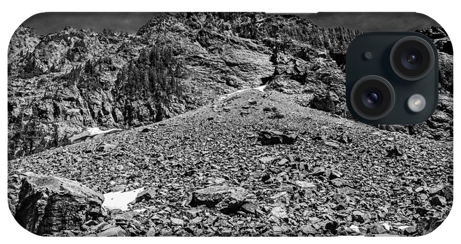 Cascades iPhone Case featuring the photograph Melakwa Pass Black and White by Pelo Blanco Photo