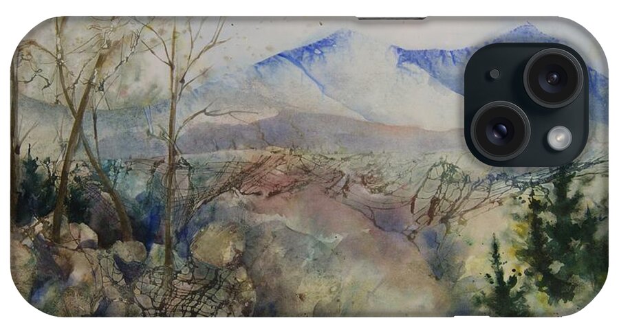 Landscape iPhone Case featuring the painting Memories of Vacation by Marlene Gremillion