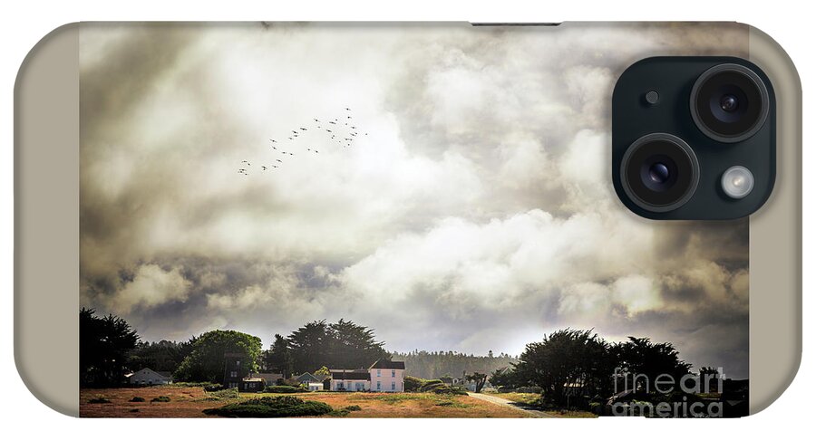 American iPhone Case featuring the photograph Mendocino House II by Craig J Satterlee