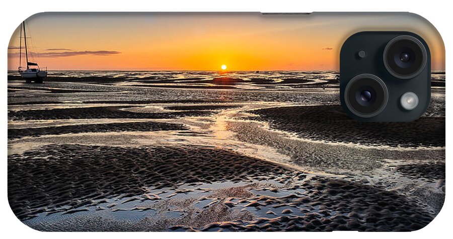 England iPhone Case featuring the photograph Meols Sunset by Peter OReilly