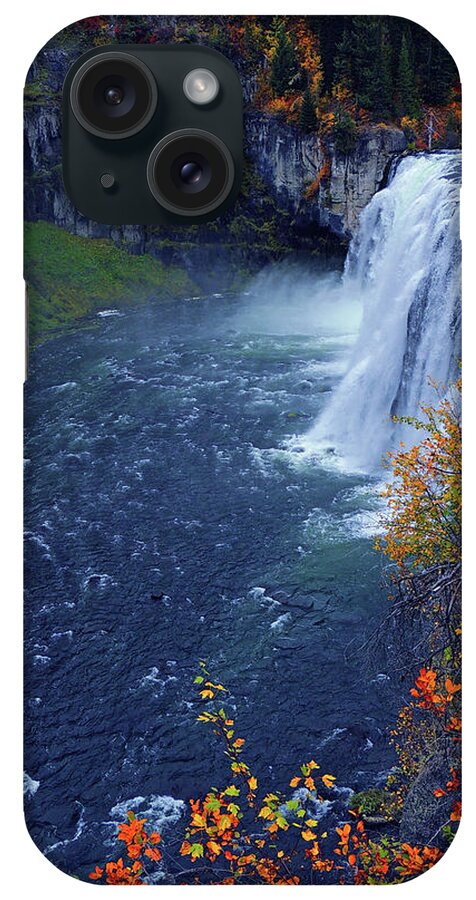 Mesa Falls iPhone Case featuring the photograph Mesa Falls in the Fall by Raymond Salani III