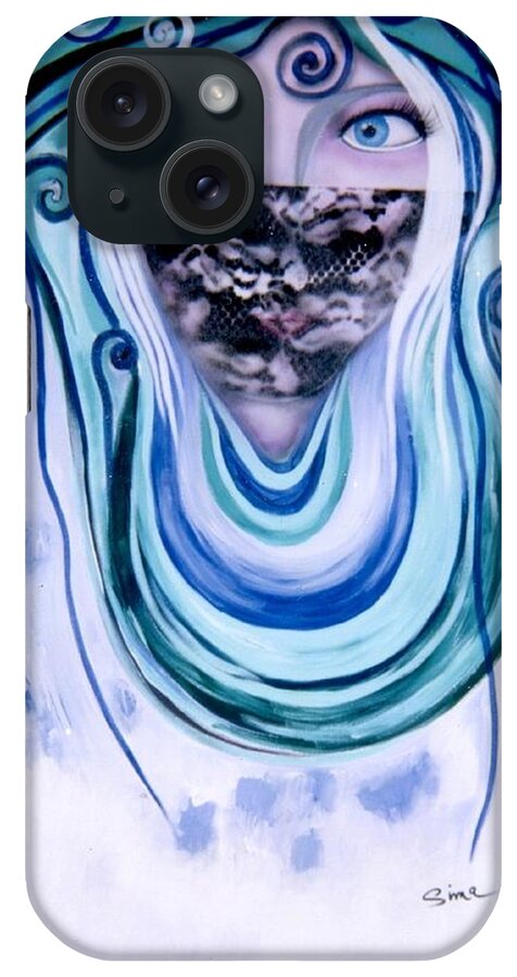 Message iPhone Case featuring the painting Message by Sima Amid Wewetzer