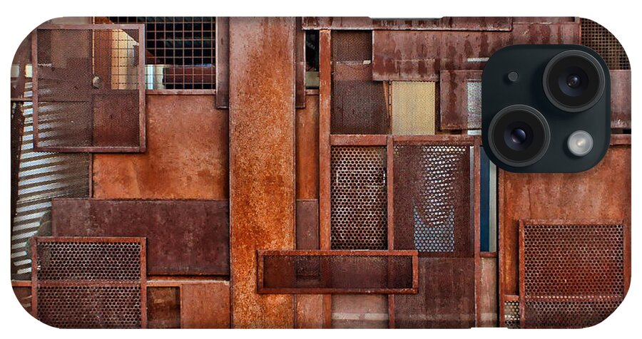 Metal iPhone Case featuring the photograph Metal - Abstract - Rust by Nikolyn McDonald