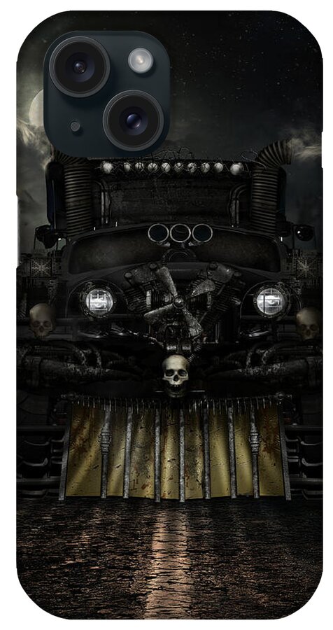 Truck iPhone Case featuring the digital art Midnight Run by Shanina Conway