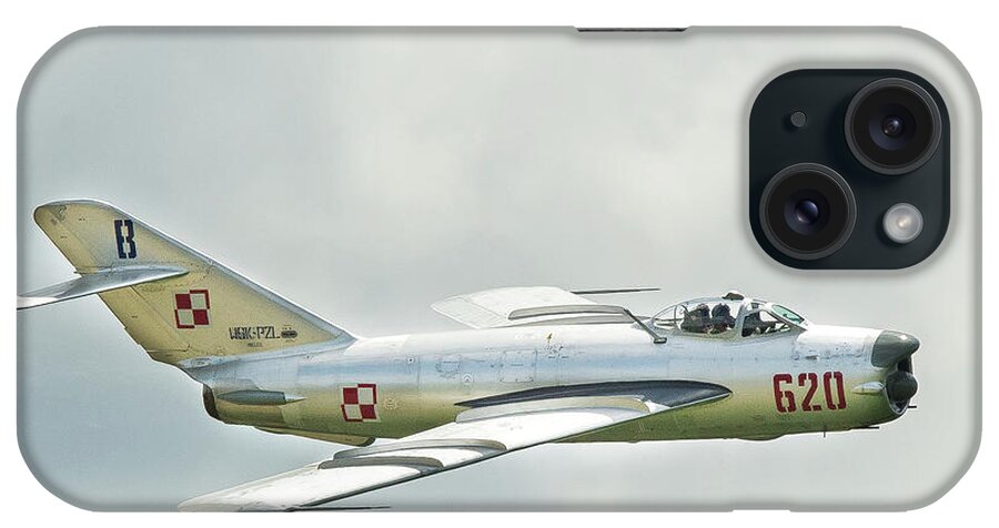 Vintage Aircraft iPhone Case featuring the photograph Mig 17F Jet by Joe Granita