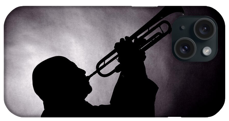 Mike Vax iPhone Case featuring the photograph Mike Vax Professional Trumpet Player Photographic Print 3768.02 by M K Miller