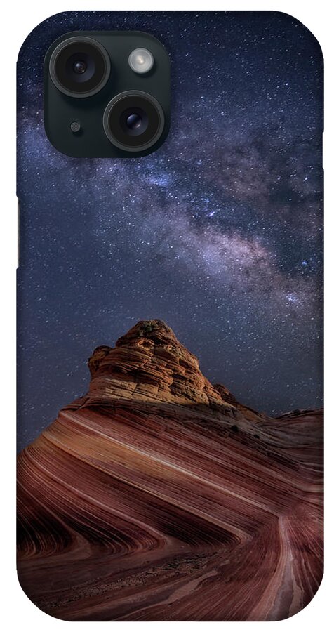 Milky Way iPhone Case featuring the photograph Milky Way and the Wave by Michael Ash