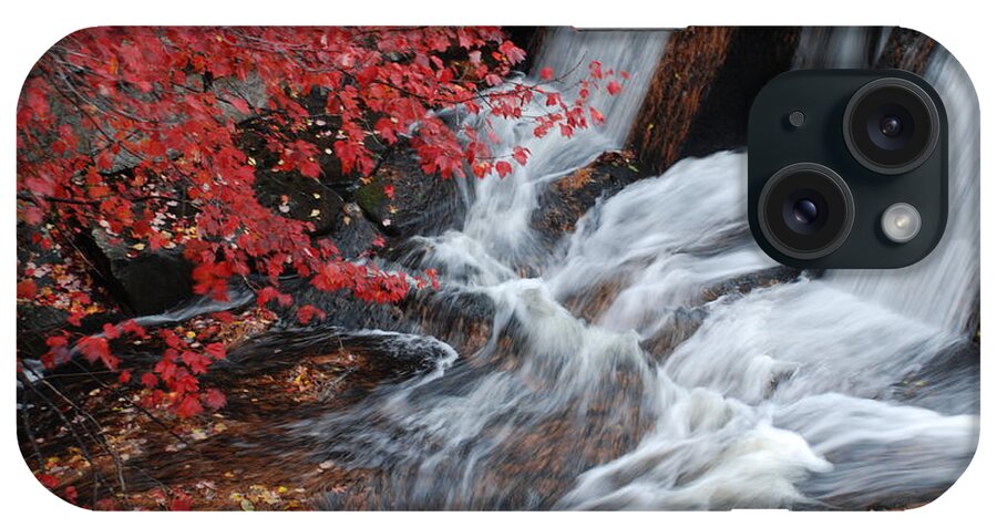 Country iPhone Case featuring the photograph Mill Pond Dam by Mark Wiley