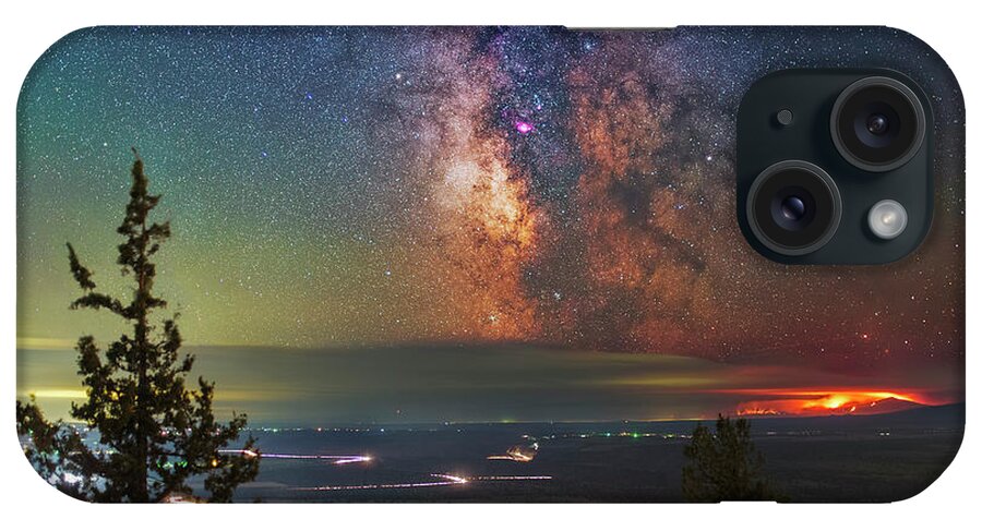 Astronomy iPhone Case featuring the photograph Milli Fire by Ralf Rohner
