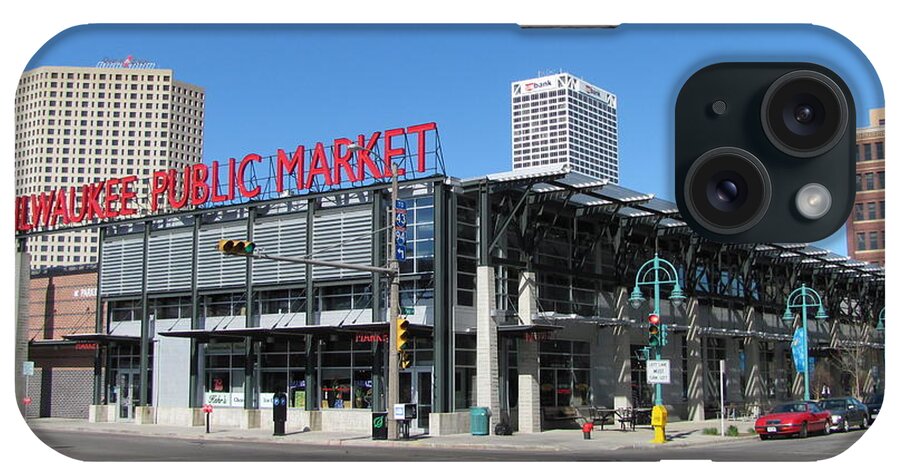 Milwaukee iPhone Case featuring the photograph Milwaukee Public Market 1 by Anita Burgermeister