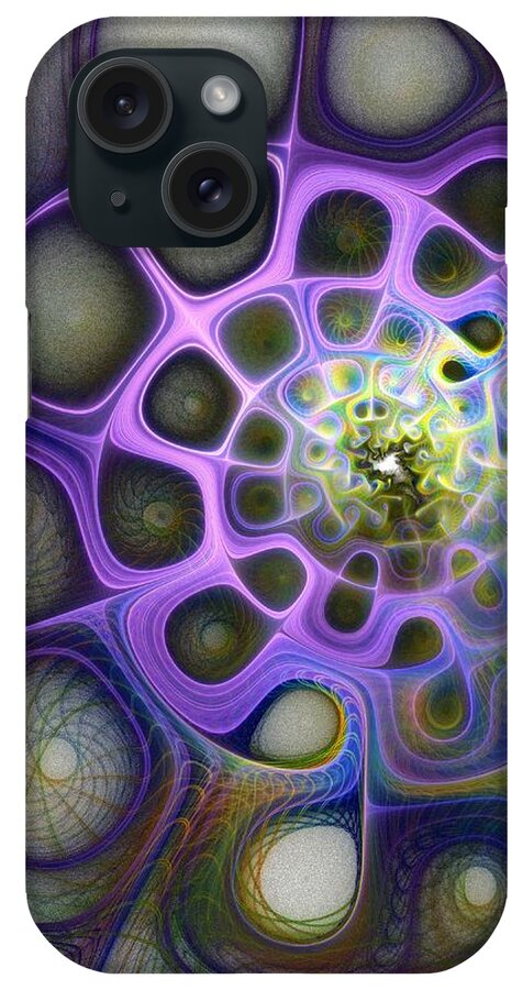 Digital Art iPhone Case featuring the digital art Mindscapes by Amanda Moore