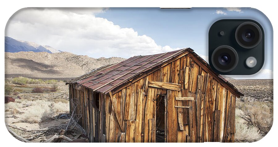 Benton iPhone Case featuring the photograph Miner's Shack in Benton Hot Springs by Michele Cornelius