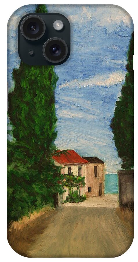 Mini iPhone Case featuring the painting Mini Painting, Portugal by Marna Edwards Flavell