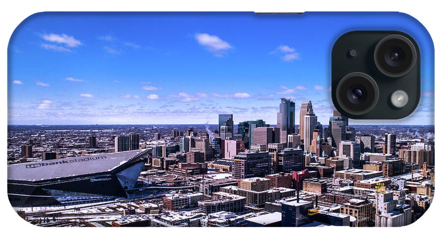 City iPhone Case featuring the photograph Minneapolis Skyline on a sunny day by Gian Lorenzo Ferretti