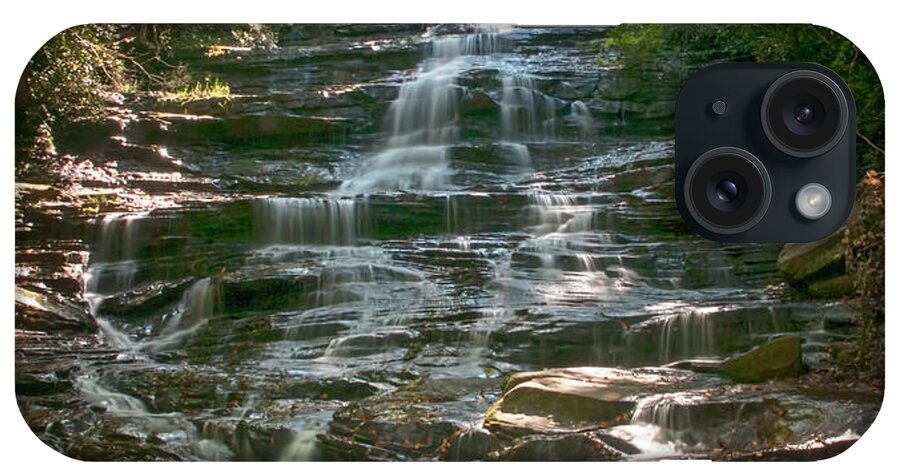 Minnehaha Falls; Waterfall; Rabun County; Georgia; Forest iPhone Case featuring the photograph Minnehaha Falls by Mick Burkey