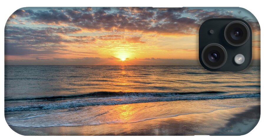 Boats iPhone Case featuring the photograph Mirror at Sunrise by Debra and Dave Vanderlaan