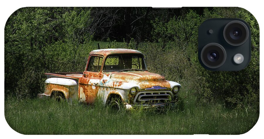 Old Car iPhone Case featuring the photograph Missing in action by Micah Offman