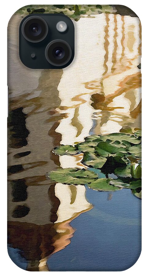 Reflection iPhone Case featuring the digital art Mission Reflection by Sharon Foster