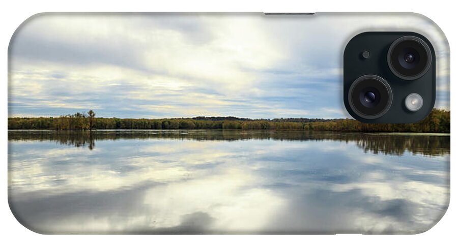 Illinois iPhone Case featuring the photograph Mississippi River Panorama by Joni Eskridge