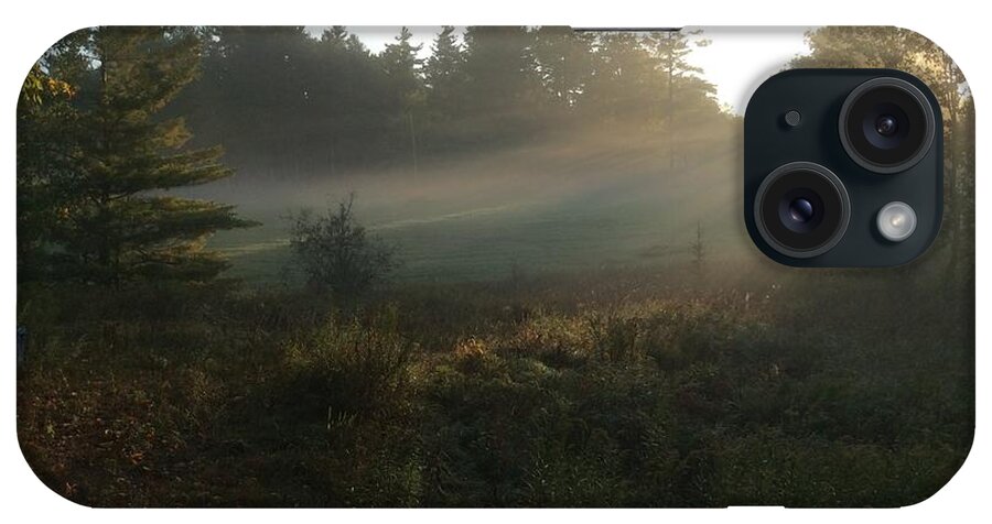 Mist iPhone Case featuring the photograph Mist in the Meadow by Pat Purdy