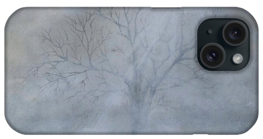 Fog iPhone Case featuring the painting Mistical by Deborah Smith