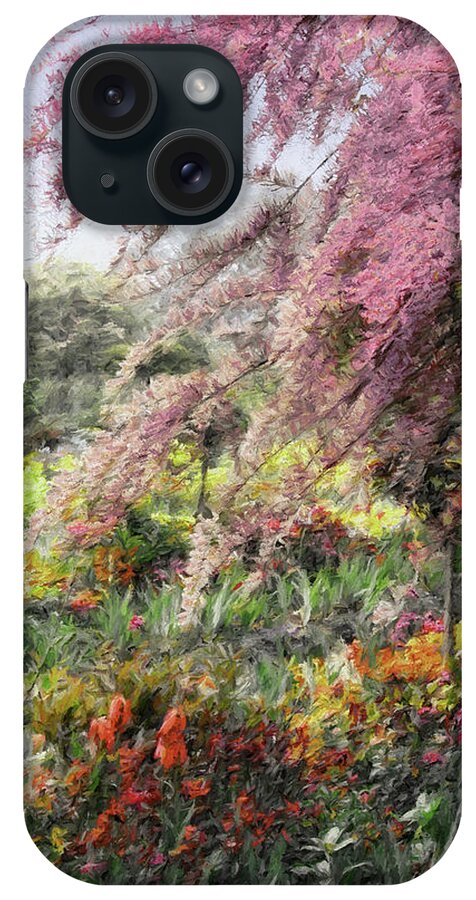 Monet iPhone Case featuring the photograph Misty Gardens by Jim Hill