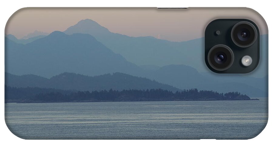  iPhone Case featuring the photograph Misty Hills on the Strait by Cindy Johnston