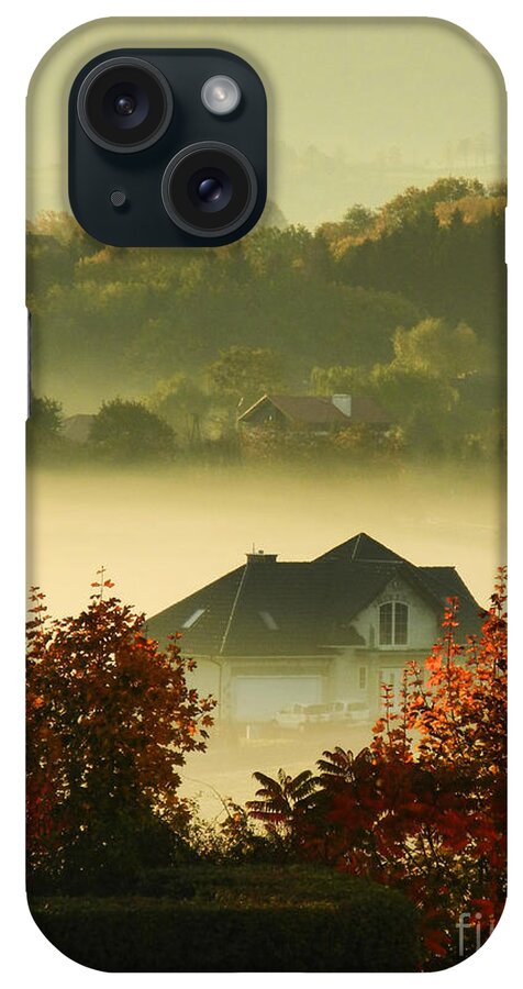 Misty Morning iPhone Case featuring the photograph Misty Morning			 by Mariola Bitner