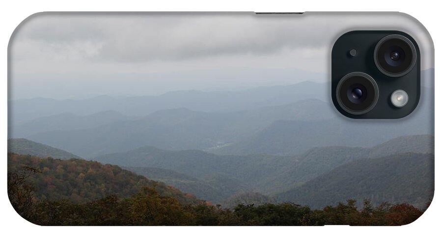 Misty Mountains iPhone Case featuring the photograph Misty Mountains More by Allen Nice-Webb