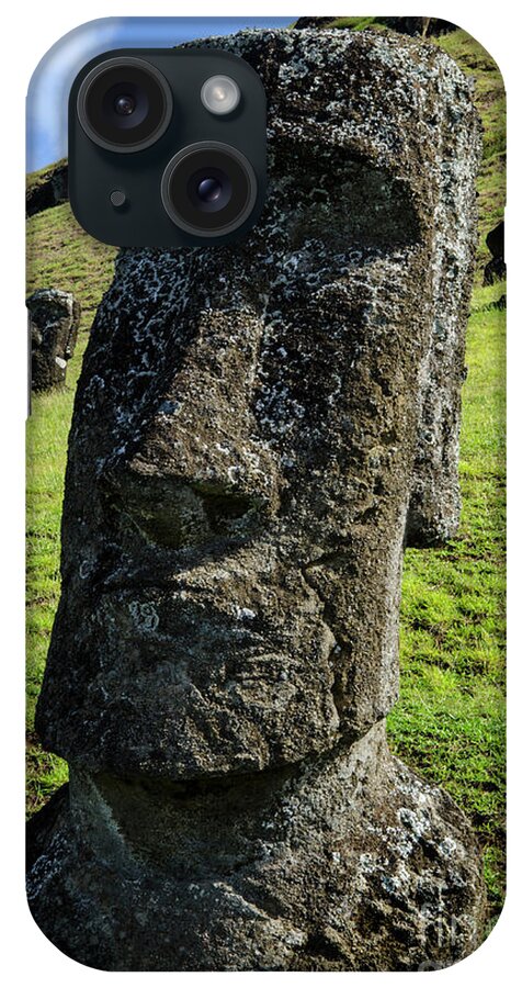 Easter Island iPhone Case featuring the photograph Moai Rapa Nui 6 by Bob Christopher