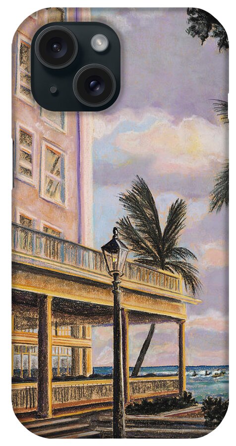 Acrylic iPhone Case featuring the painting Moana At Sunset by Patti Bruce - Printscapes