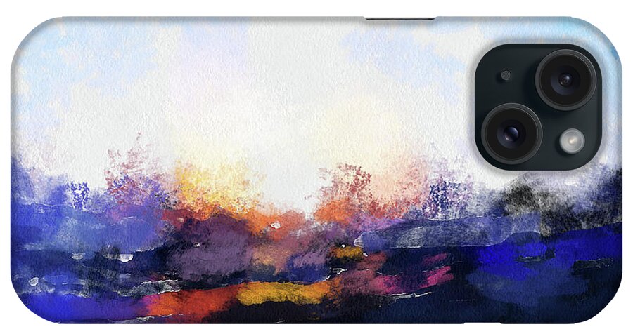 Cedric Hampton iPhone Case featuring the photograph Moment In Blue Spaces by Cedric Hampton