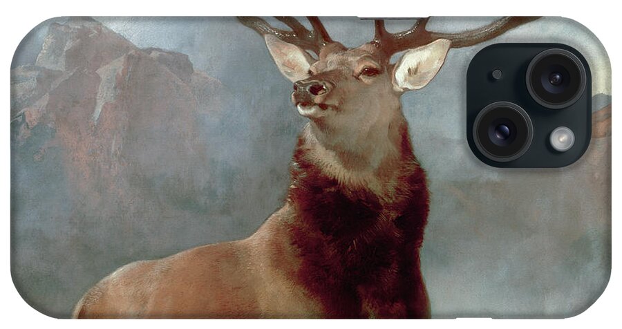 #faatoppicks iPhone Case featuring the painting Monarch of the Glen by Sir Edwin Landseer