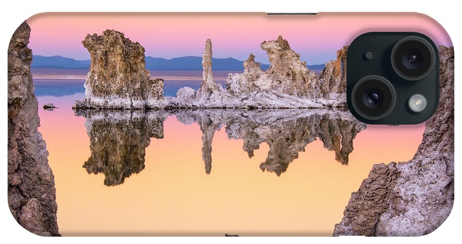 Eastern Sierra iPhone Case featuring the photograph Mono Lake Through a Tufa Frame by Joe Doherty