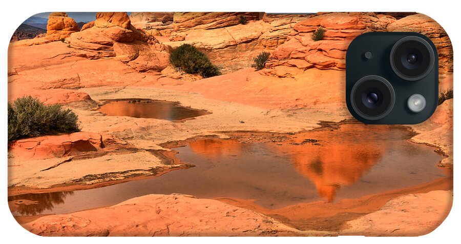 Coyote Buttes iPhone Case featuring the photograph Monsoon Puddles by Adam Jewell