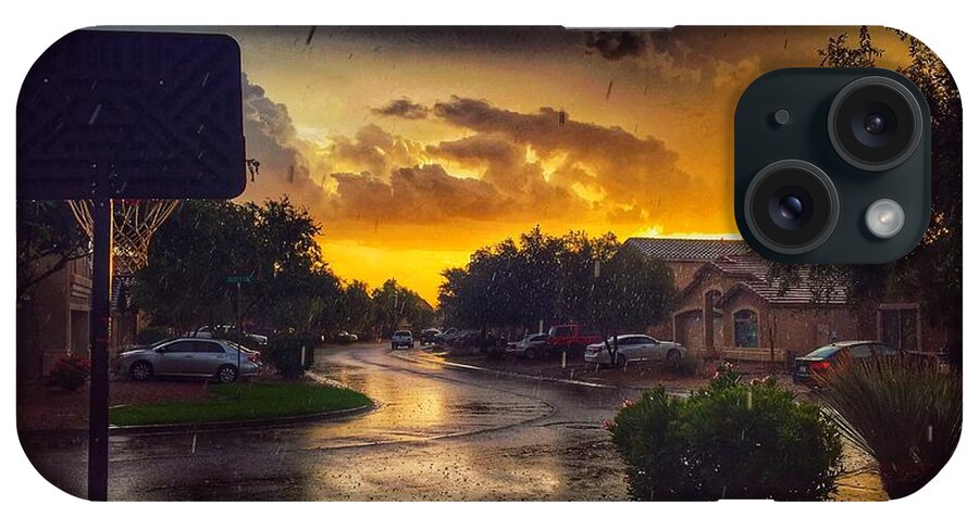 Sunset iPhone Case featuring the photograph Monsoon Sunset by Melanie Lankford Photography