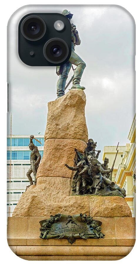 Monument iPhone Case featuring the photograph Monument to Mariscal Sucre in Guayaquil, Ecuador by Marek Poplawski