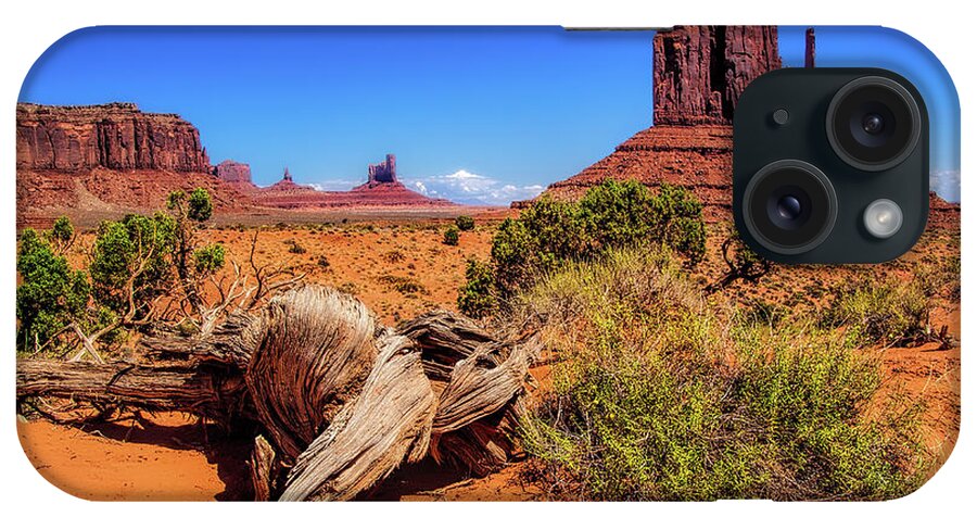 Monument Valley Desert iPhone Case featuring the photograph Monument Valley Desert by Carolyn Derstine
