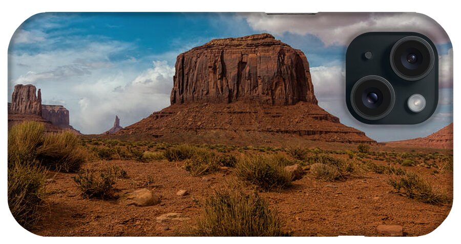 Monument Valley iPhone Case featuring the photograph Monument Valley Panorama by Jonathan Davison