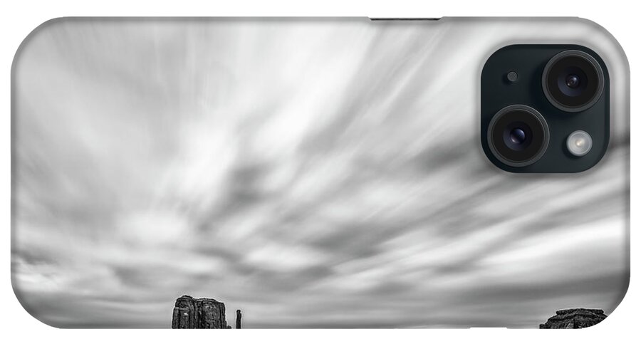 America iPhone Case featuring the photograph Monumental Clouds by Jon Glaser