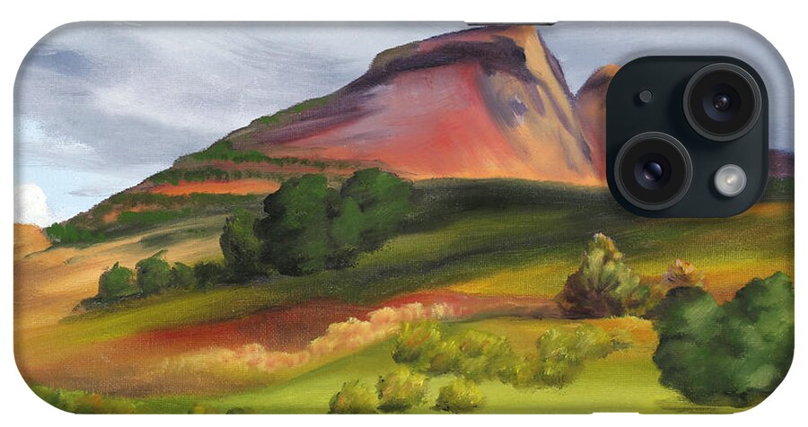 Plein-air iPhone Case featuring the painting Moody Afternoon by Sandi Snead